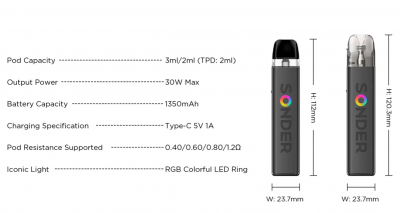 Geek Vape Sonder Q2 1350mAh KIT (Apricot Yellow)