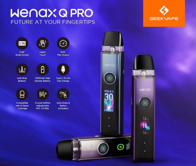 Geek Vape Wenax Q PRO 1200mAh KIT (Starlight Grey)