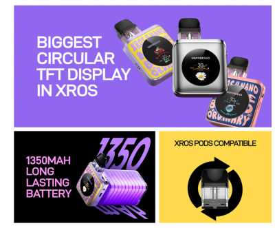 Vaporesso XROS 4 Nano 1350mAh KIT (Titanium Silver)