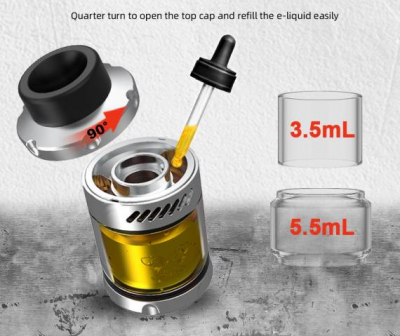 Hellvape Dead Rabbit V3 RTA обслуживаемый бак (matte black)